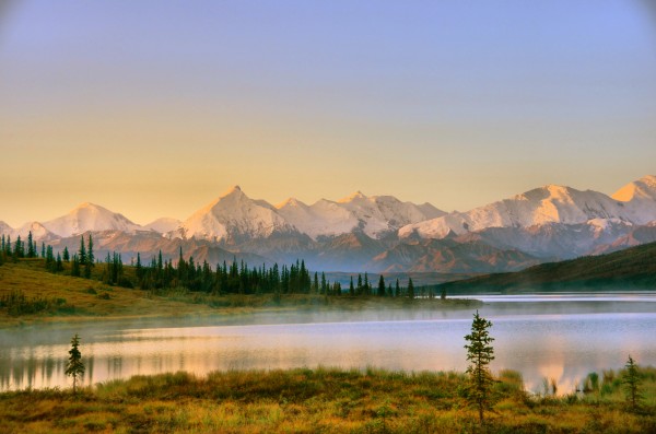 Brooks Mt. at Sunrise by Dennis Blum
